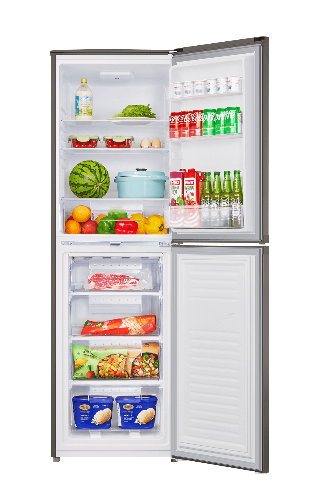 SYINIX" DEFROST DOUBLE-DOOR FRIDGE (142L)