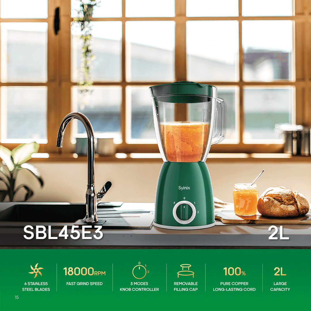 SYINIX 1.5L  UNBREAKEBALE BLENDER