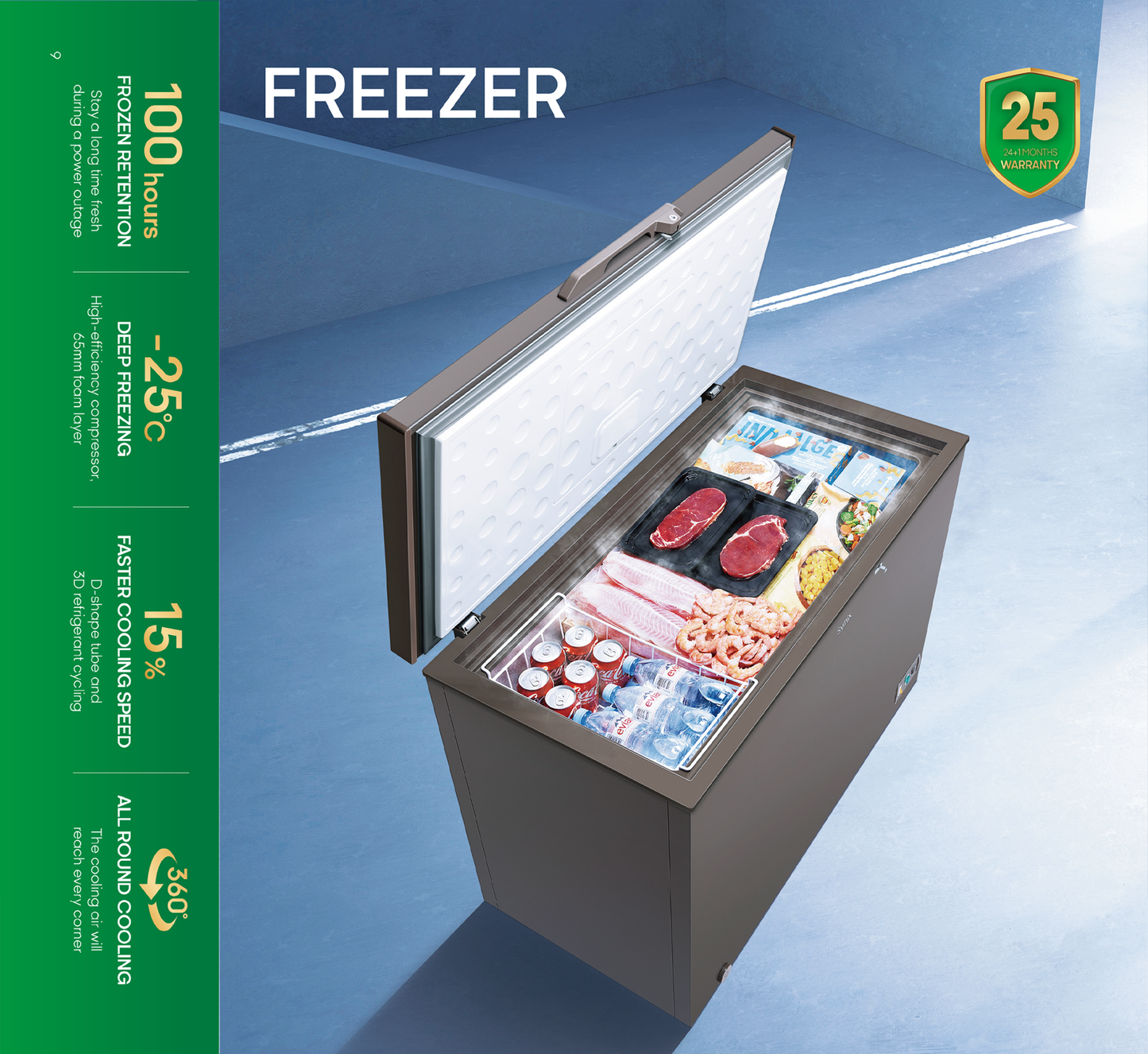 SYINIX" CHEST FREEZER-147L