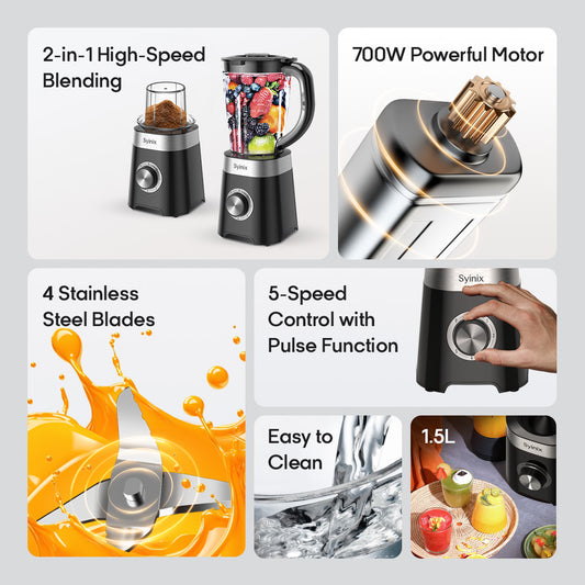 SYINIX 1.5L  UNBREAKEBALE BLENDER
